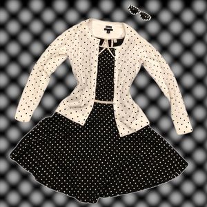 LC Lauren Conrad Polka Dot Dress